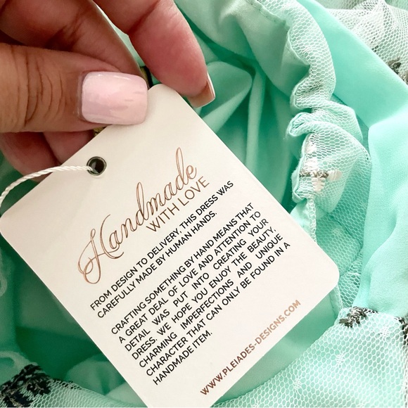 Pleiades Wild Lupine Ruffle Dress - Picture 12 of 13